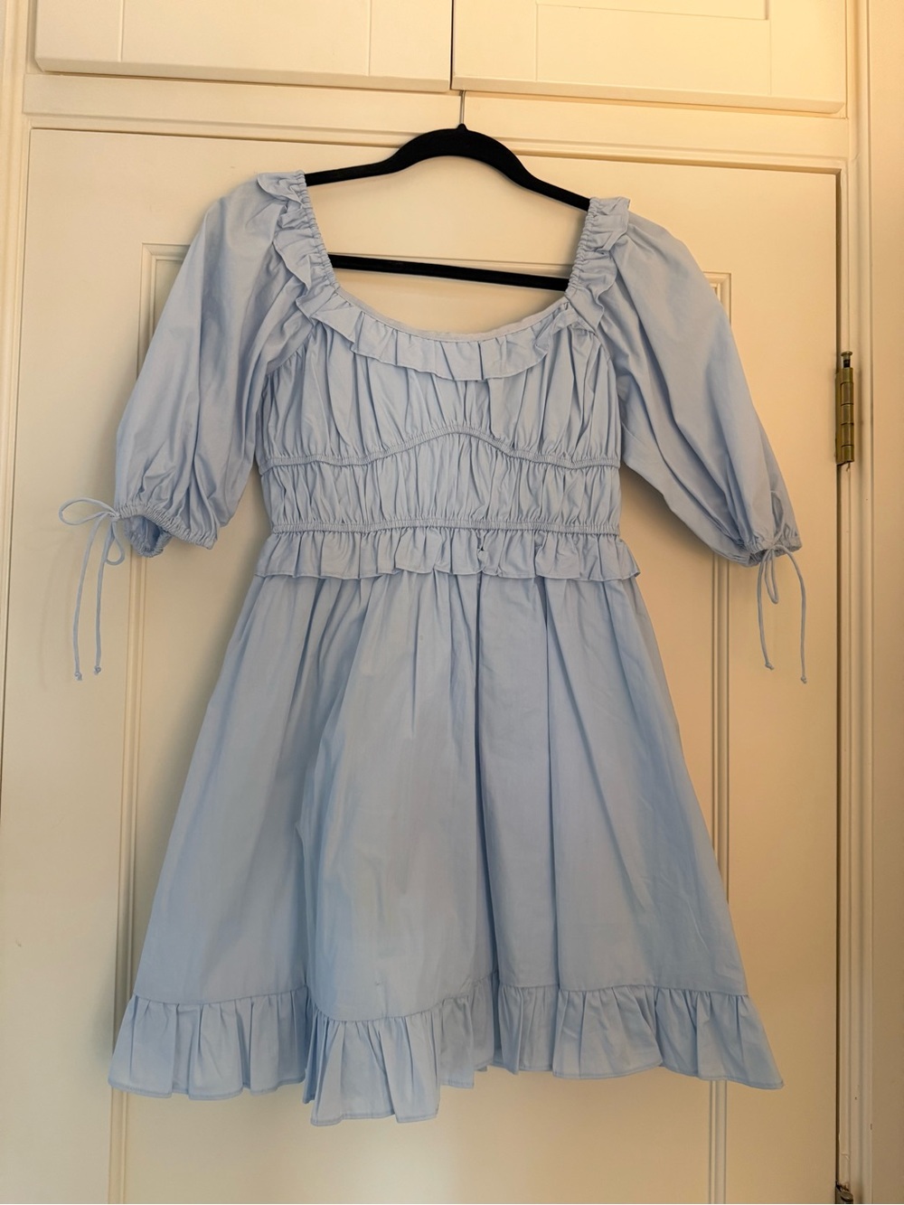 Kourt Mini Dress with Ruffle Trim